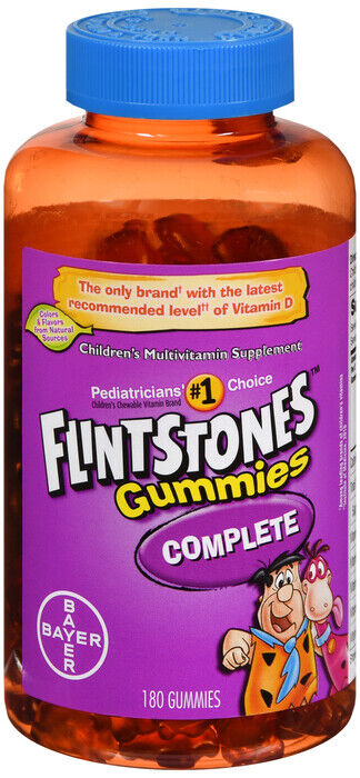 FLINTSTONES COMPLETE GUMMY 180CT