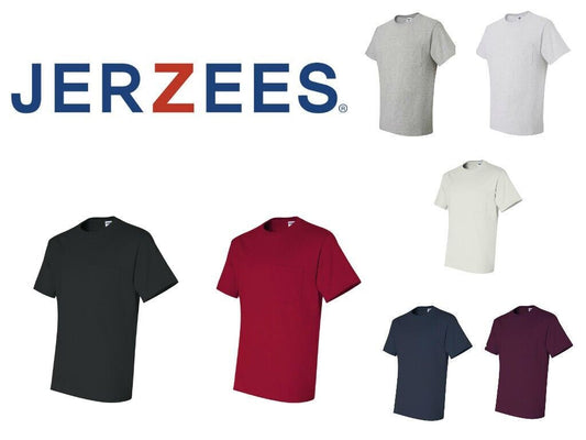 Jerzees Dri-Power 50/50 T-Shirt with Pocket on chest - 29 MPR