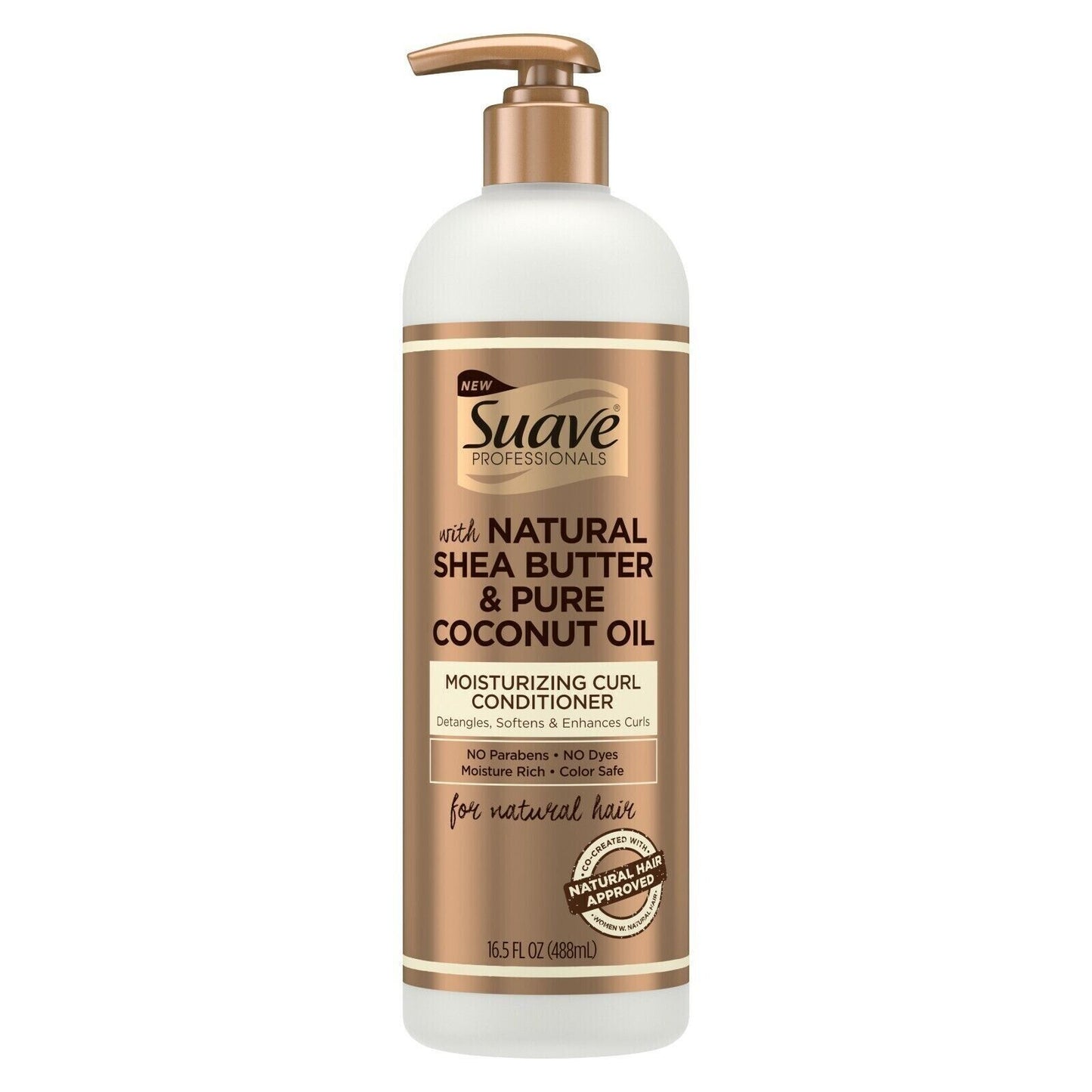 Suave Pro for Natural Hair Moisturizing Curl Conditioner 16.5OZ x 3 bottles