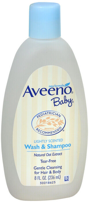 AVEENO BABY WASH/SHAMPOO 8OZ