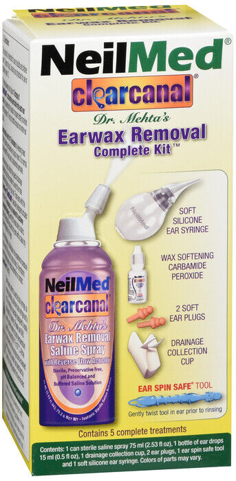 NEILMED CLEARCANAL COMPLETE  EAR WAX REMOVAL  KIT