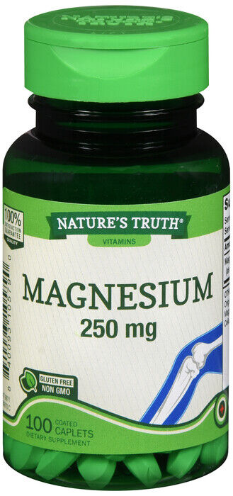 MAGNESIUM 250MG CAPLETS 100CT NATURES TRUTH