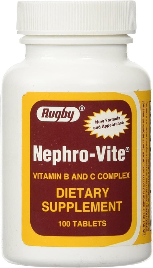 Rugby 536730001 Nephro Vite 100 Tabs (Each)