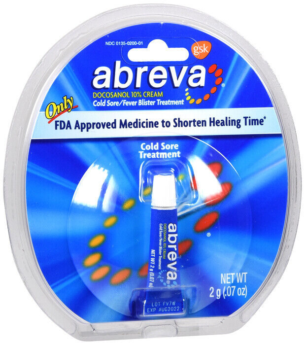 ABREVA CREAM 2GM   docosanol TOPICAL CREAM (G) 10 %