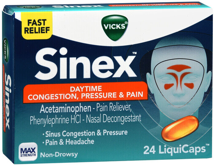 VICKS SINEX DAYTIME CONG MX/STR LCP 24C