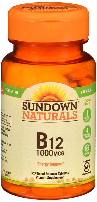 SUNDOWN VITAMIN B-12 1000MCG TIME RELEASE TAB 120CT