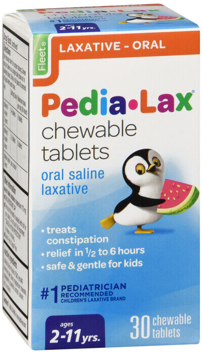 FLEET PEDIA-LAX CHEW TABLET WATERMELON 30CT