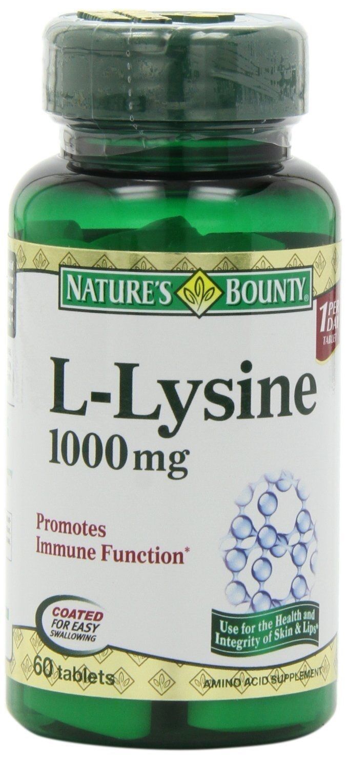 Nature's Bounty L-Lysine, 1000mg, 60 Tablets