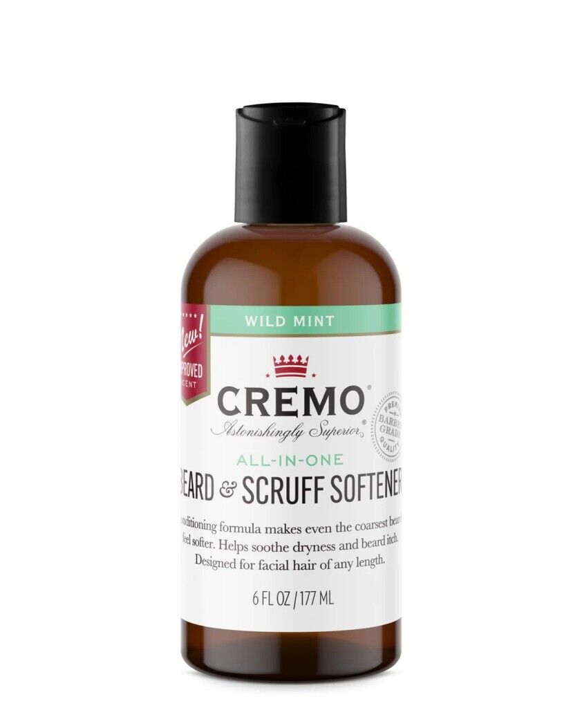 Cremo Beard & Scruff Softener Mint Blend Cream 6 oz