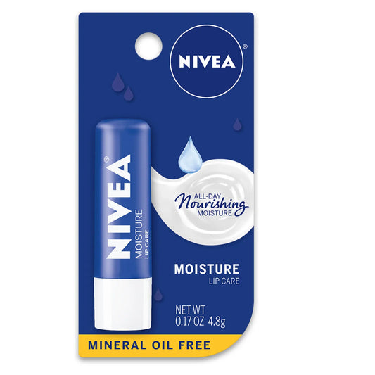 NIVEA LIP CARE MOIST ESSENTIAL 6 X 0.17OZ