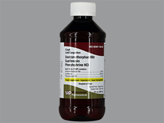 DEXTROMETHORPHAN-GUAFENESIN-PHENYLEPHRINE  LIQ 240 ML