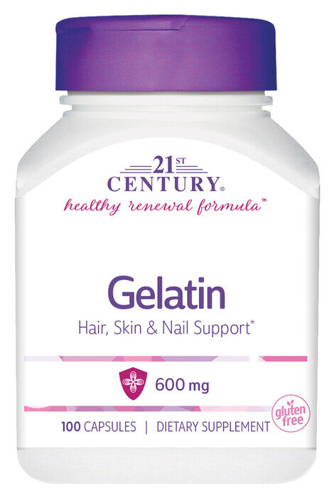 GELATIN 600MG CAP 100CT 21ST CENTURY