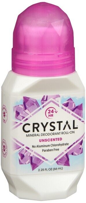 CRYSTAL DEODORANT  ROLL ON UNSCENTED 2.25OZ