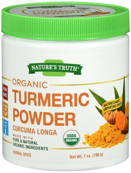 TURMERIC ORGANIC POWDER 7OZ NAT TRUTH