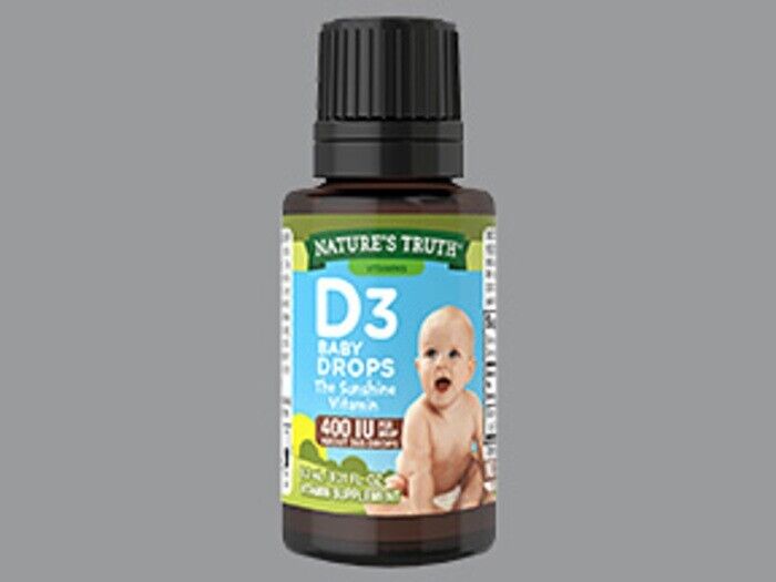 VITAMIN D3 400 IU BABY DROPS 0.31OZ NATURES TRUTH