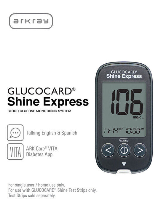 GLUCOCARD SHINE EXPRESS METER KIT   blood-glucose meter