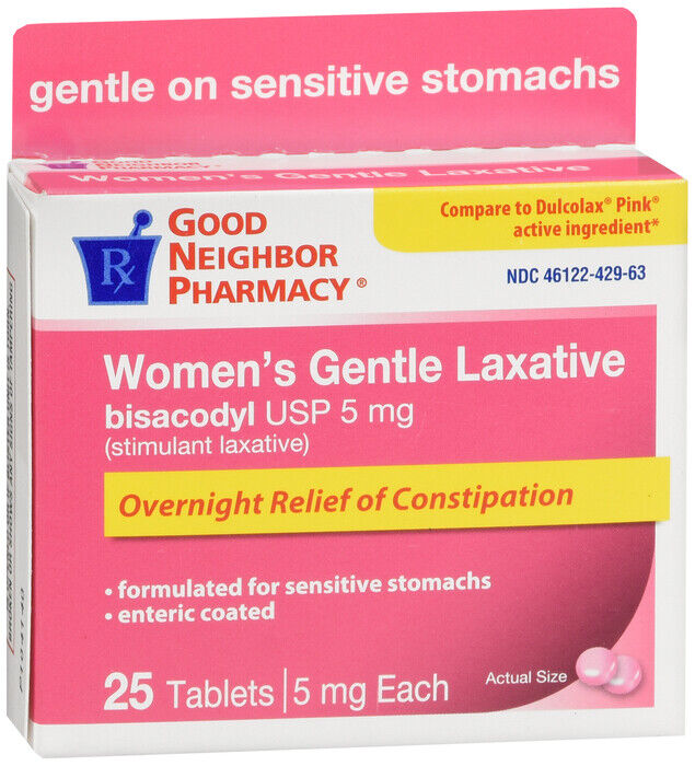 GNP WOMENS LAXATIVE GENTLE TAB 25CT