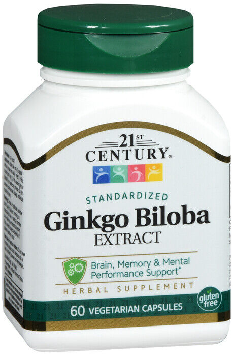 GINKO BILOBA EXTRACT 60CT  21ST CENTURY