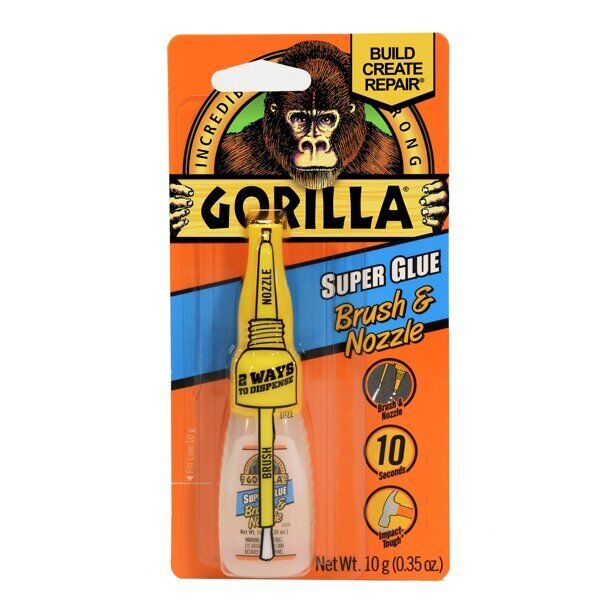 GORILLA SUPER GLUE BRUSH NOZZLE .35OZ