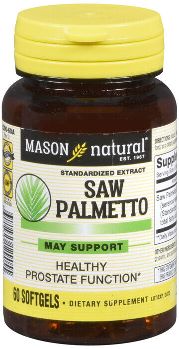 SAW PALMETTO 160MG SOFTGELS 60CT MASON