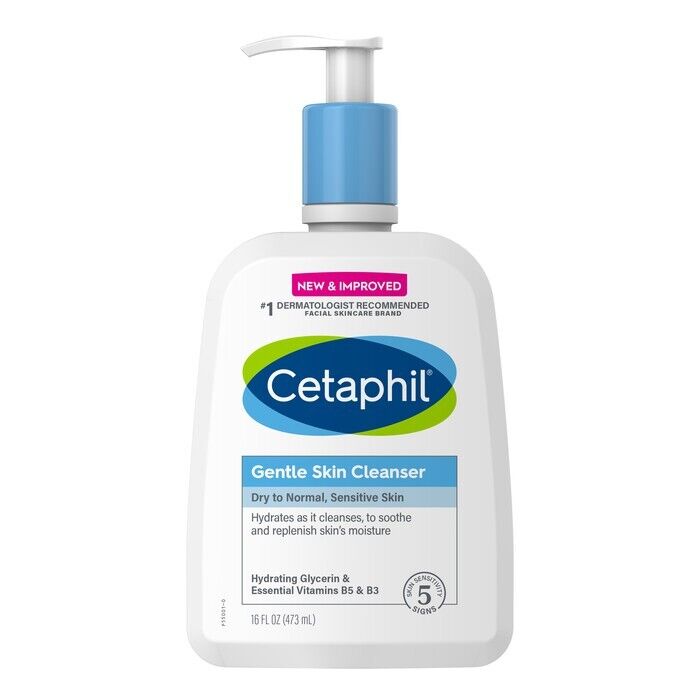 CETAPHIL GENTLE SKIN CLEANSER 16OZ  DRY TO NORMAL SENSITIVE SKIN