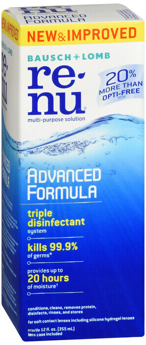 RENU ADVANCED FORMULA MPS SOLUTION 12OZ