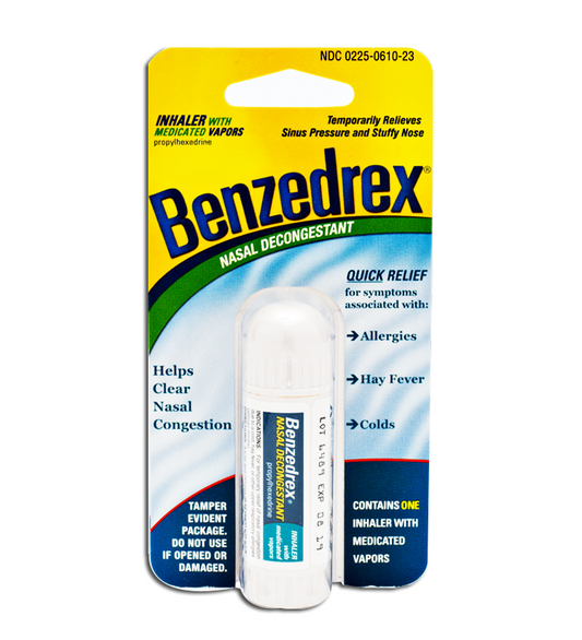 Benzedrex Nasal Decongestant Inhaler    3 pack