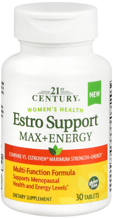 ESTRO SUPPORT MAX +ENERGY TAB 30CT 21ST CENTURY