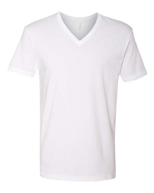 Next Level Mens Ultra Soft Premium Fit Short Sleeve V Neck T-Shirt  3200