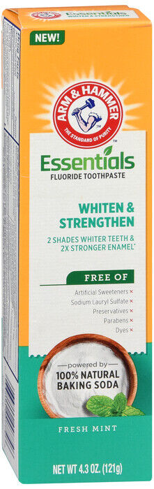 ARM & HAMMER ESSENTIAL WHITEN & STRENGTHEN TOOTHPASTE  4.3OZ