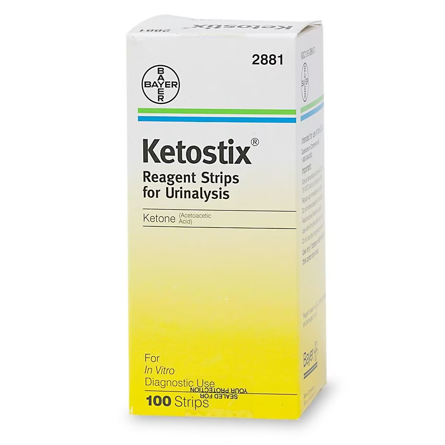 Ketostix Reagent Urinalysis Strips, Box of 100, BRAND