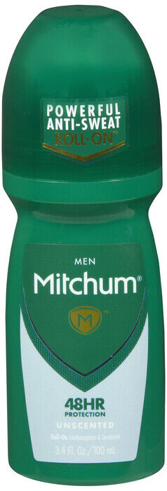 MITCHUM MEN ROLL-ON UNSCENTED 3.4OZ