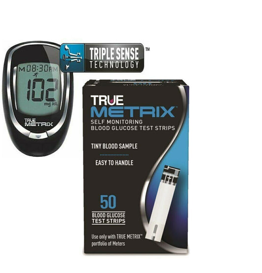 True  Metrix Kit and   50ct additional  Test Strips For Glucose Care