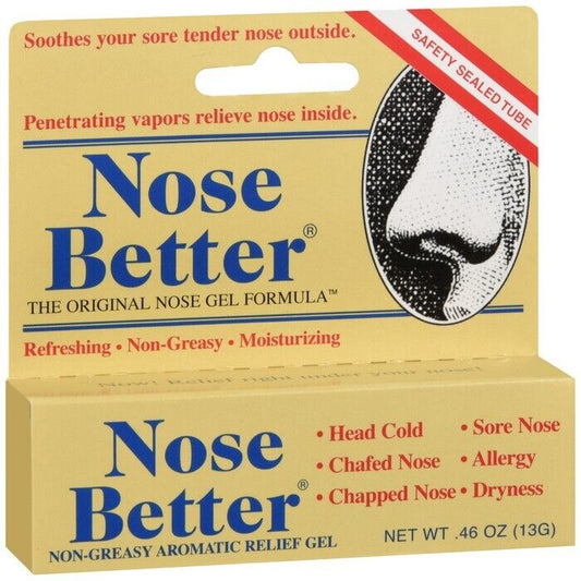 Nose Better Original Nose Gel Aromatic Soothing Relief Non Greasy 0.46oz 3 Pack