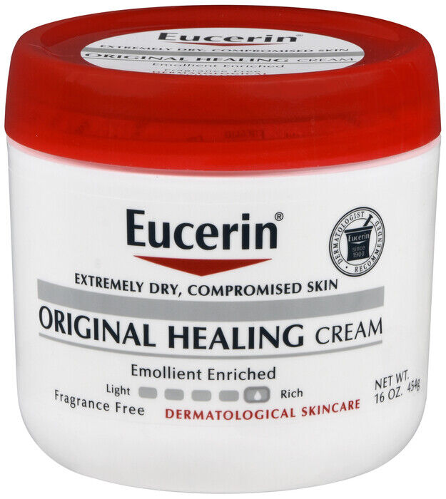 EUCERIN CREAM UNSCENTED JAR 16OZ   x 2 jars