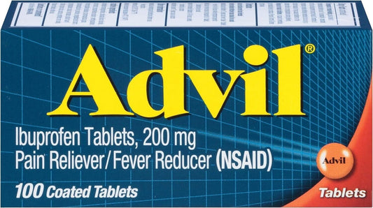 Advil Ibuprofen Pain Reliever & Fever Reducer Tablets  100ct