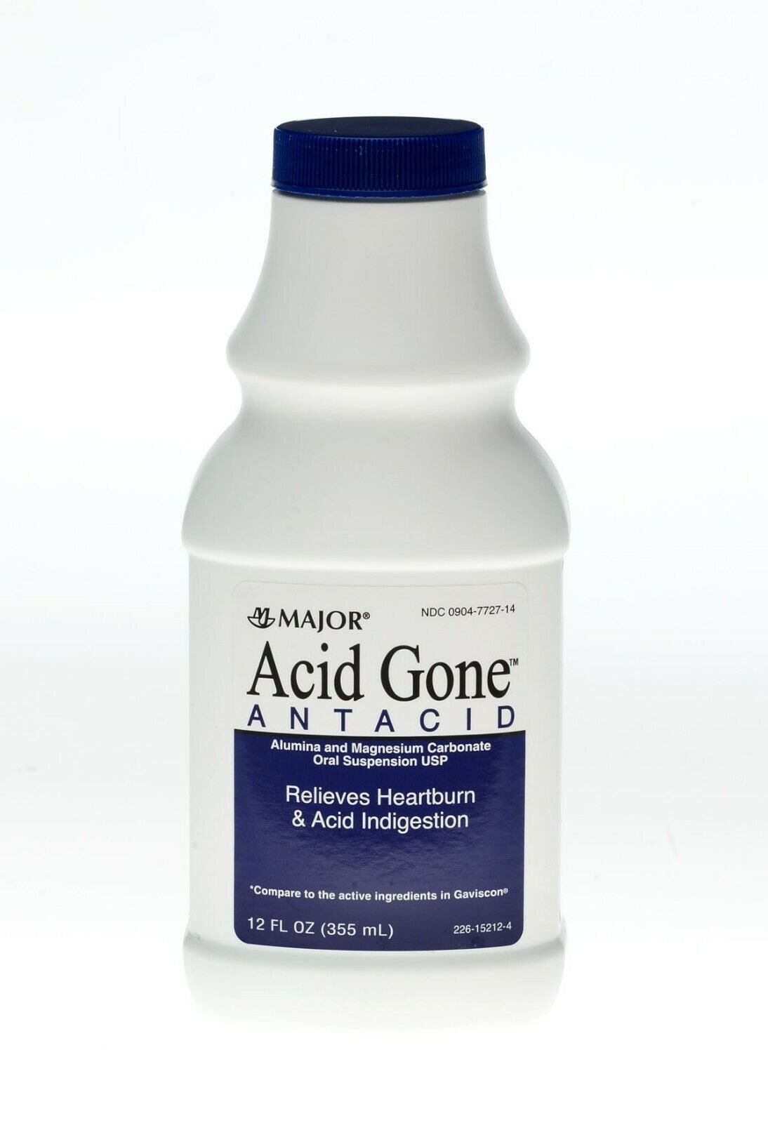 MAJOR ACID GONE ANTACID LIQUID 12OZ    Gaviscon Generic  x 4 bottles