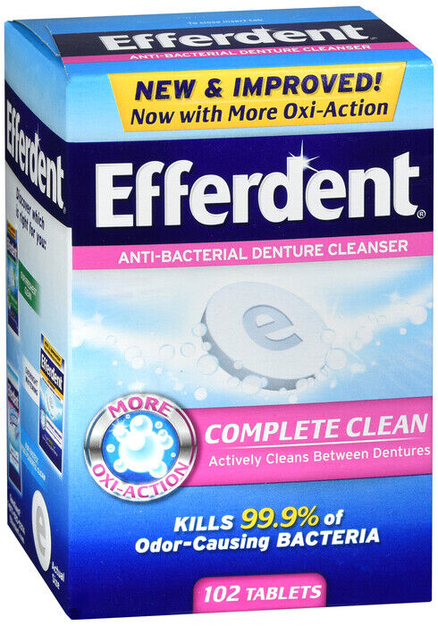 EFFERDENT ORIGINAL TABLET 102CT