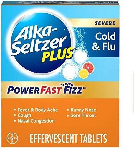 ALKA-SELTZER PLUS  SEVERE  FLU COLD NON DROWSY TAB 20CT FIZZ CITRUS