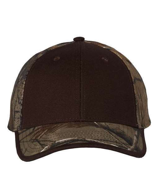 Kati Men Camo Solid Front Cap LC102 six-panel, mid-profile  FREE WORLDWIDE SHIP