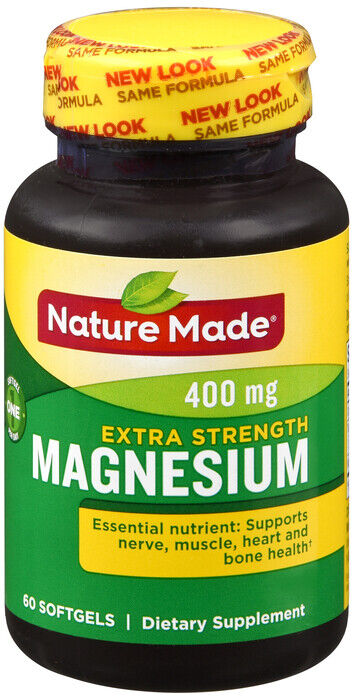 Nature Made Extra Strength Extra Strength  Magnesium 400mg - 60 Softgels