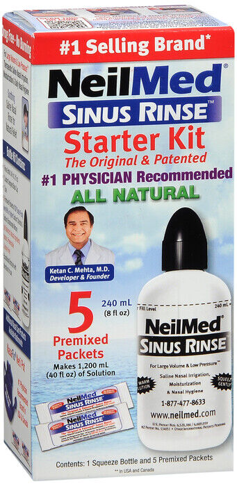 NEILMED SINUS RINSE STARTER PACK KIT