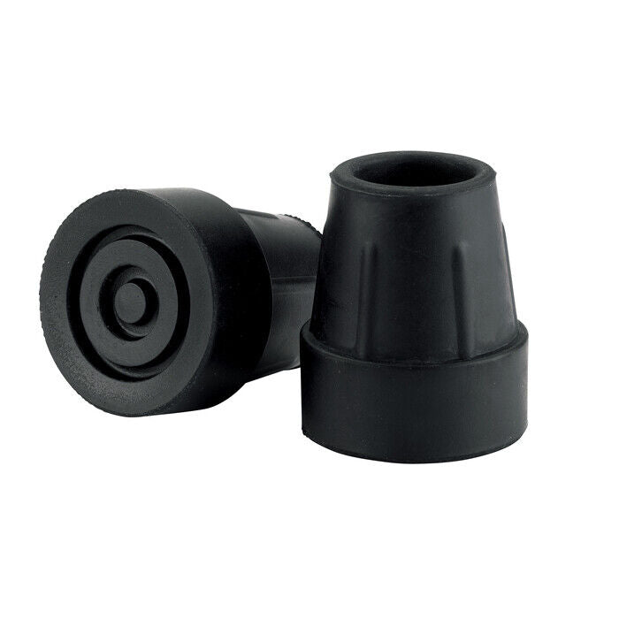 CANE TIP BLACK 1" TIP 2ct