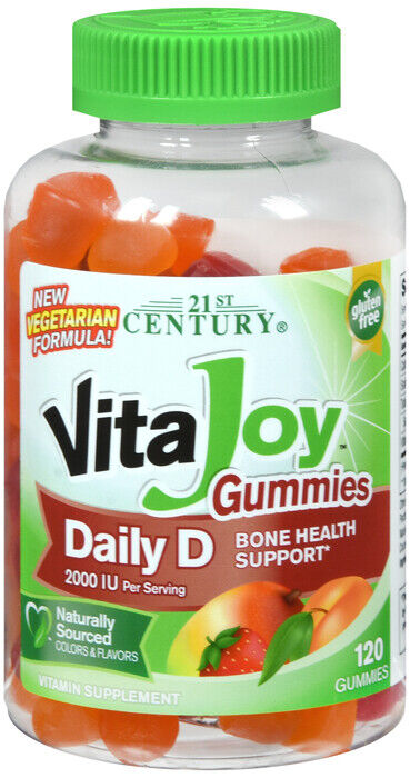 21st Century Vitajoy Vitamin-D 2000IU Gummy 120 count