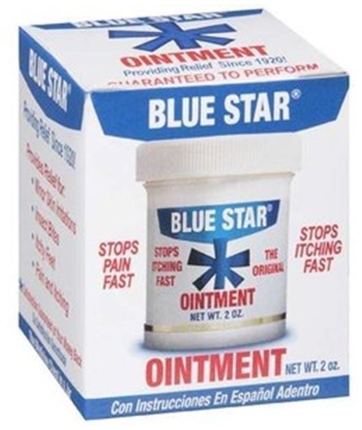 BLUE STAR OINTMENT  MEDICINE CHEST IN A JAR 2oz