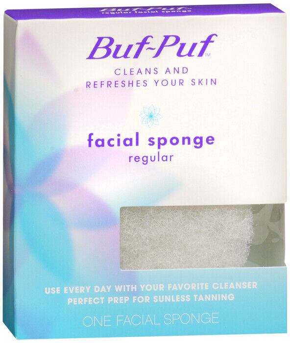 BUF-PUF SPONGE FACE REGULAR X 6