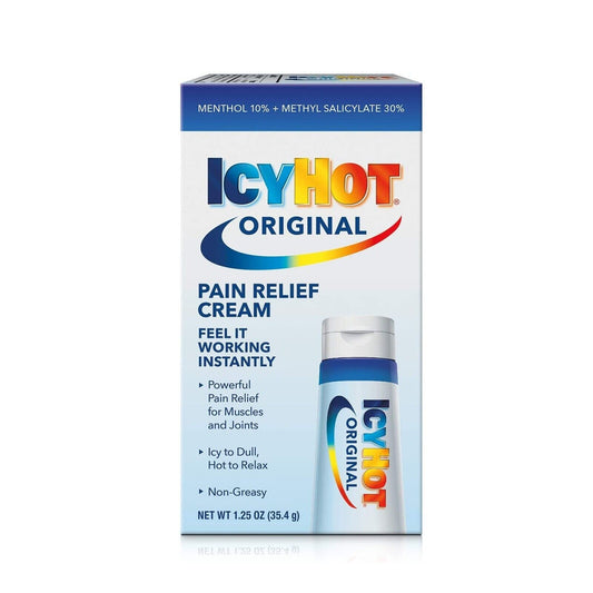 Icy Hot Rub Cream 1.25 oz Pain Relieving, Original--  x   2 tubes