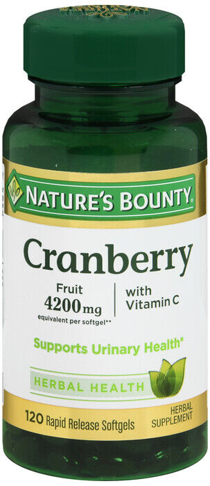 CRANBERRY+C 4200MG SGC 120CT NATURE'S BOUNTY