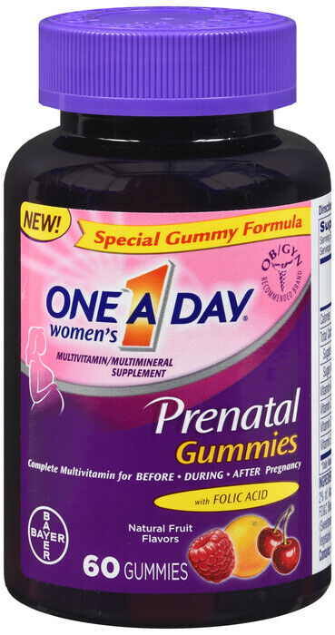 ONE A DAY PRENATAL GUMMY 60CT