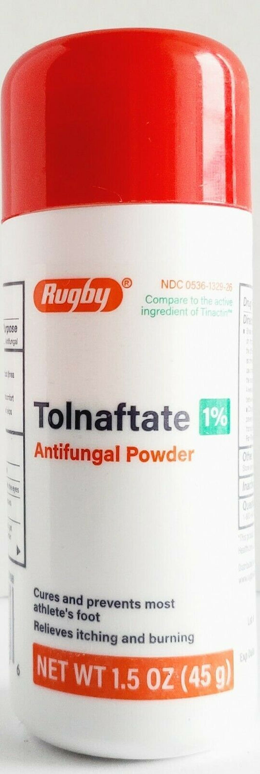 Rugby Tolnaftate 1% Anti-Fungal Powder 1.5oz -